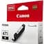 Картридж Canon (CLI-471) Pixma MG5740/MG6840 Black (0400C001) - мініатюра 1
