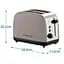 Тостер Russell Hobbs Colours Plus 2S Mocha 1670 Вт (26931-56) - мініатюра 9