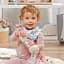 Нагрудник-хустинка BabyOno Квіточки 2 шт. (879/16) - мініатюра 3