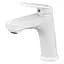 Смеситель для умывальника Plamix Lucas-001 SET white с подводом PM0706 Белый - миниатюра 1