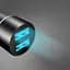Автомобільний зарядний пристрій Sky Dolphin SZ02L AluMinium (2USB, 2.4A) Black (AZP-000071) + кабель Lightning - мініатюра 4