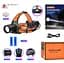 Налобный фонарь X-Balog Night Vision Fluorescence BL-T210-TG zoom Type-C 2×18650 2 режима - миниатюра 4