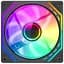 Вентилятор 120 мм GameMax FN12A-S2I чорний 120х120х25 мм ARGB підсвічування 800-1600 об/хв до 31.21 дБ 4-pin (PWM)/3-pin - мініатюра 1