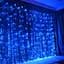 Гірлянда штора Водоспад 480 led 3.0х3.0м Синя - мініатюра 1