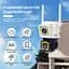IP-камера уличная с двойным объективом XON SmartCam Wi-Fi 1080P (NCWEW22VW 7416) Белая - миниатюра 2