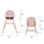 Стульчик для кормления Kidwell Eatan Wood 4 в 1 Pink (5901130090990) - миниатюра 11