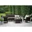 Комплект садовой мебели Keter Salemo 3 seater set коричневый - миниатюра 6