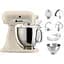 Планетарный миксер KitchenAid Artisan 4.8 л свежий лен (5KSM175PSEFL) - миниатюра 5