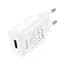 Сетевое зарядное устройство Hoco C134A Solid single port charger(EU) Белый - миниатюра 1