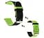 Подвійний ремінець Primo з перфорацією для годинника Xiaomi Amazfit GTR 47 мм Black Green - мініатюра 2