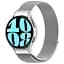Браслет Milanese Button для Samsung Galaxy Watch 5 - сріблястий ширина кріплення 20мм металевий Watchbands (W42-5WB43890575) - мініатюра 2