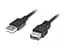 Кабель REAL-EL Pro USB - USB V 2.0 (M/F), 2 м, черный (EL123500028) - миниатюра 3