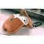 Кожаный чехол Primo Hook для наушников Apple AirPods / AirPods 2019 Light Brown - миниатюра 3