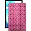 Чехол StatusCASE из экокожи для планшета Realme Pad 2021 Розовый ромб - миниатюра 1