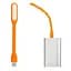 LED-ліхтарик Torch USB помаранчевий - мініатюра 2