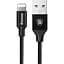 Кабель Baseus Yiven Cable USB to Lightning 2A 1.8m CALYW-A01 Black - миниатюра 1