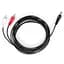 Кабель мультимедійний Jack 3.5mm M to 2xRCA 3 m Vinga (VCPDCJ35MRCA23BK) - мініатюра 1