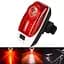 Велосипедний габарит XH-207 0.5W + 3LED + кліпса + microUSB - мініатюра 3