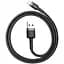 Кабель Baseus Cafule Cable USB to Lightning 2A 0.5m CALKLF-AG1 Black-Grey - мініатюра 1