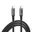 Дата кабель USB-C to USB-C 1.0m USB4 40Gbps 240W 8K60Hz black Armorstandart (ARM81921) - мініатюра 1
