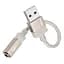 Адаптер переходник Hoco UPA32D USB to Jack 3.5 золотистый - миниатюра 4