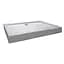 Душевой поддон RJ 120x80x15 см прямоугольный,в комплекте с сифоном white 120RZ501 белый - миниатюра 1