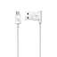 USB Cable Hoco UPM10 MicroUSB (L Shape) White 1.2m - мініатюра 1