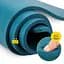 Килимок (мат) спортивний 4FIZJO NBR 180 x 60 x 1 см для йоги та фітнесу Sea Green (P-5905973406697) - мініатюра 3