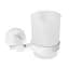 Стакан для зубных щеток Rea 322233B white REA-77091, Белый - миниатюра 3