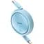 Кабель Baseus Free2Draw Mini Retractable Charging Cable Type-C to Type-C 100W 1m P10364500311-00 Blue - миниатюра 2