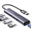 Концентратор Ugreen USB 3.0 to 3хUSB 3.0/Type-C+RJ45(1000M) Ethernet 5in1 CM475 (60554) - мініатюра 2
