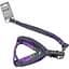 Шлея с поводком для собак AnimAll Denim Leash Purple, 36-46х1,5/120 см - миниатюра 1