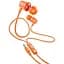 Наушники Hoco M107 Discoverer universal earphones with mic оранжевые 6931474794574 - миниатюра 2