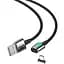 Кабель Baseus Zinc Fabric Magnetic Cable USB to Type-C 2A 2m CATXC-B01 Black - мініатюра 1