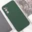 Чохол Lakshmi Silicone Cover Full Camera (AAA) для Samsung Galaxy S25+ Зелений / Cyprus Green - мініатюра 5