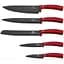 Набор ножей из шести предметов Berlinger Haus Metallic Line Burgundy Edition (BH-2519) - миниатюра 1