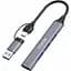 Концентратор Canyon USB-C/A 4-in-1 1xUSB 3.0 + 3xUSB 2.0 gray (CNS-TDS02G) - миниатюра 4