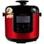 Мультиварка-скороварка Liberton LPC-4502 Red/Black 1000W електронне управління чаша 6л дисплей 18 програм - мініатюра 1
