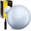 Мяч для фитнеса (фитбол) 4FIZJO 85 см Anti-Burst Grey (P-5905973404822) - миниатюра 1