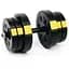 Набір Besport PowerPro гантелі 2х21кг з лавою WB-002 - мініатюра 3