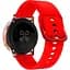 Силіконовий ремінець One Watchbands для Samsung Galaxy Watch 4 44mm - червоний розмір L ширина кріплення 20мм (W1-1WB00S4ONE4444) - мініатюра 1