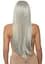 Перука Leg Avenue Long straight center part wig 33″ Grey - мініатюра 2