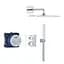 Душова система прихованого монтажу термостатична Grohe QuickFix Precision Grohtherm Cube 34881000, Хром - мініатюра 3