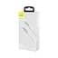 Дата кабель USB-C to Lightning 1.0m Cafule Metal PD 20W white Baseus (CATLJK-A02) - мініатюра 9