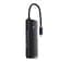USB Хаб Baseus Lite Series 6-Port Type-C HUB Docking Station to HDXiaomi+USB3.0*2+Type-C Data+SD Black WKQX050001 - мініатюра 2
