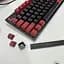 Набір кейкапів ABS, Cherry Profile, Black Red, Червоно-чорний - мініатюра 3