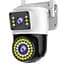 IP-камера уличная с двойным объективом XON SmartCam Wi-Fi 1080P (SCWEW22VW 3701) Белая - миниатюра 1