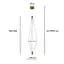 Люстра LED Levistella 7813092 (800) AB, 10W, 4000K, бронзовый металл, подвесной стиль для дома - миниатюра 3