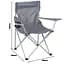 Кресло раскладное Bo-Camp Foldable Compact Grey (1267192), Серый - миниатюра 5