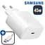 Зарядное устройство комплект с кабелем Samsung 45 W 1 выход USB-C PD белый (EP-TA845XWE) - миниатюра 5